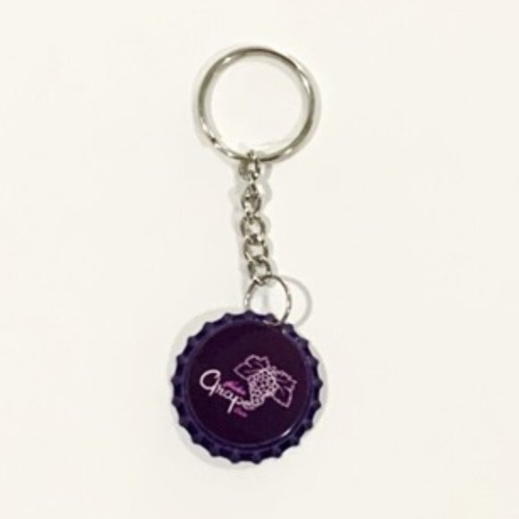 Fallout 4 Nuka Cola Grape Cap Keychain - 3.5inch Gaming Keychain - Picture 3 of 7